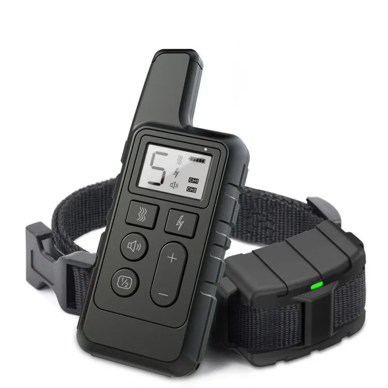 Dog Training Collar Rechargeable Remote Control Electric Pet Shock Vibration Anti Barking Collar - Image 3