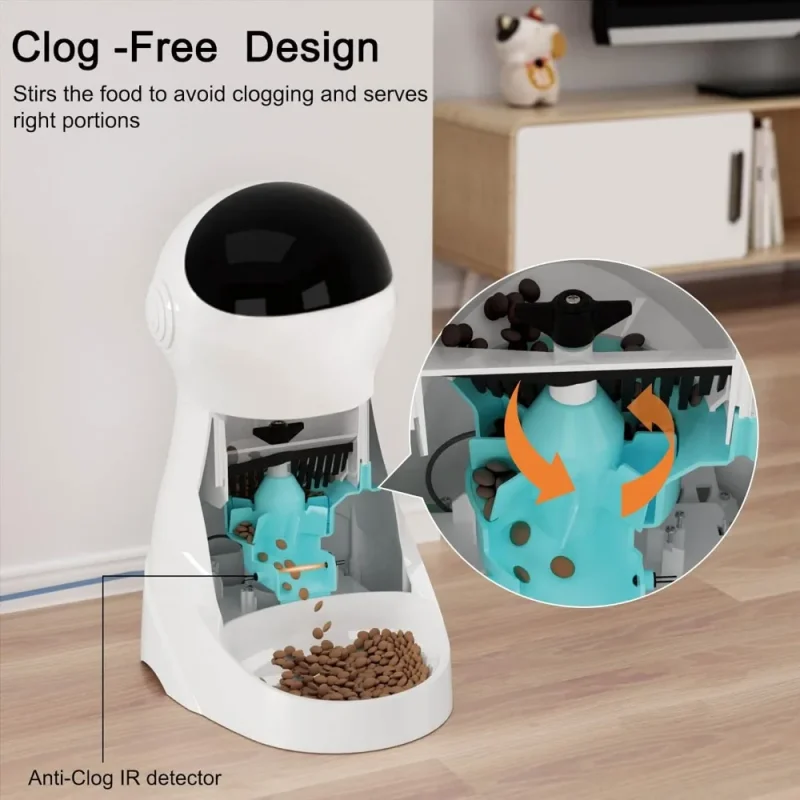 Pet Feeder 3L Automatic - Voice Activated - Image 4