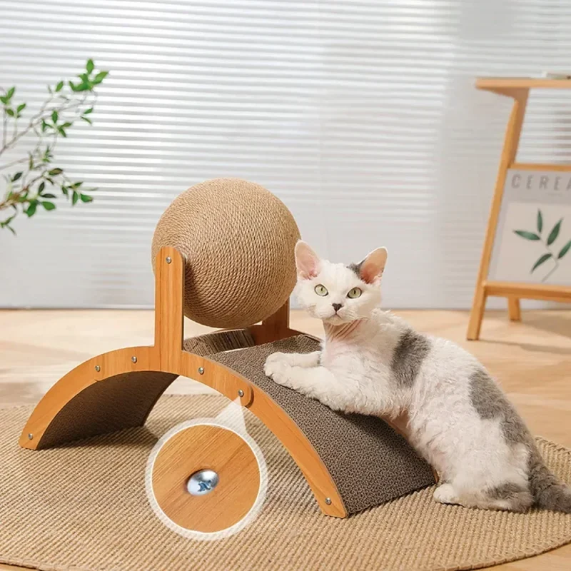 Cat Scratch Ramp - Sisal Scratch Board - Image 3