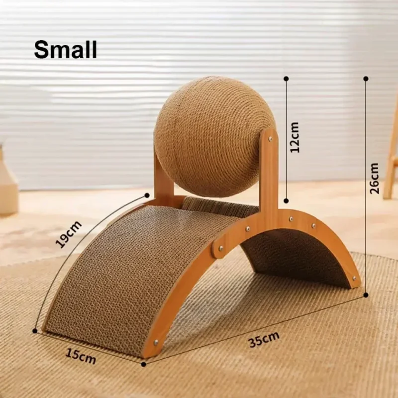 Cat Scratch Ramp - Sisal Scratch Board - Image 6
